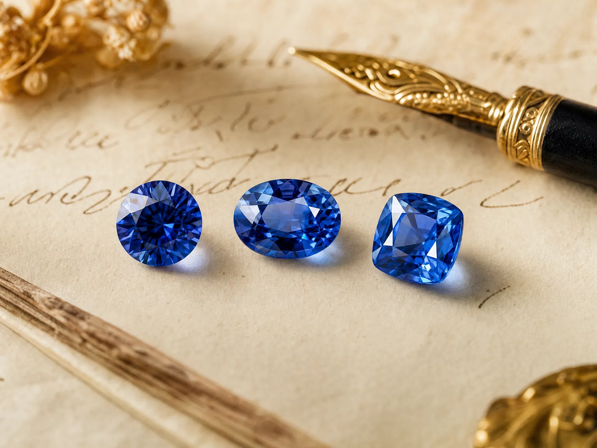 Ceylon sapphires